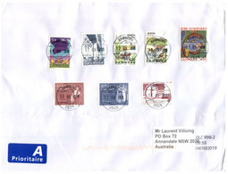 (X21 Large) Cover Posted From Denmark To Australia (with CN 22 Douane - Custom Form At Back) - Covers & Documents