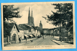 57 - Moselle - Sarralbe – Rue Napoleon I  (N2629) - Sarralbe