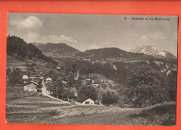 ZFB-13 Huémoz Ollon Et Les Diablerets. Borloz No 3. Cachet Militaire Bataillon 9 - Ollon