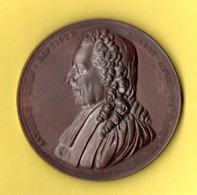 MÉDAILLE . ANTOINE JEAN BAPTISTE ROBERT AUGET DE MONTYON . ACADEMIE FRANÇAISE . PRIX DE VERTU 1900 - Réf. N°46M - - Professionnels / De Société