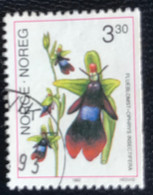 Norge - Norway - Noorwegen - P4/21 - (°)used - 1992 - Michel 1089 - Orchideeën - Oslo - Autres & Non Classés