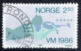 Norge - Norway - Noorwegen - P4/21 - (°)used - 1986 - Michel 940 - WK Biathlon - Other & Unclassified