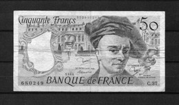 Billet 50 Francs Quentin De La Tour - 50 F 1976-1992 ''quentin De La Tour''