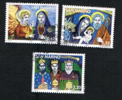 SAN MARINO    2005    NATALE (COMPLET SET OF 3) - USED - Gebraucht