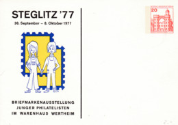 Berlin, PP 076 D1/002, BuSchl 20,  STEGLITZ 77 - Cartes Postales Privées - Neuves