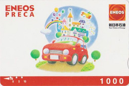 Carte Prépayée JAPON - Jeu Ballon & Arc En Ciel - BALLOON & Rainbow - Game JAPAN Prepaid Eneos Preca Card - 248 - Games