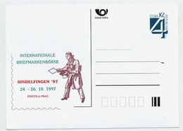 CZECH REPUBLIC 1997 Postcard Sindelfingen '97 Unused.  Michel P26-A6 - Ansichtskarten