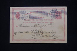 DANEMARK - Entier Postal De Copenhague Pour La France En 1906  - L 79811 - Interi Postali