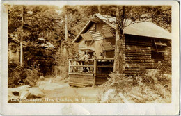 Camp. Sunapee, New London,  New Hampshire ( Real Photo PC - RPPC ) - Merrimack