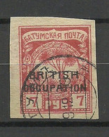 BATUM Batumi RUSSLAND RUSSIA 1919 Michel 18 O - 1919-20 Occupation Britannique