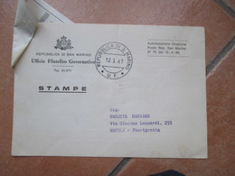 12.5.1967 Cartolina Viaggiata STAMPE In Franchigia - Storia Postale