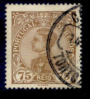 ! ! Portugal - 1910 King Manuel 75 R - Af. 163 - Used - Used Stamps