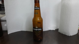 Israel-beer Goldstar-unfiltered-(4.9%)-(330ml)-used - Bière