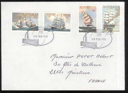 Lettre Philatélique Australie / Australia 1985 - Thème Voiliers / Sailboat - Cartas & Documentos