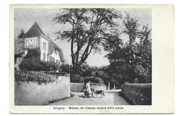 SUISSE VD Gingins Maison Du Cadran Solaire XVII Siècle - Gingins