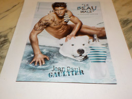 PUBLICITE PARFUM LE BEAU MALE  DE JEAN PAUL GAULTIER 2012 - Zonder Classificatie