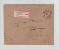 REF2472/ Recommandé 'Service Des Postes-Post Dienst C.BXL 16/7/1932 > Beernem - Franchise