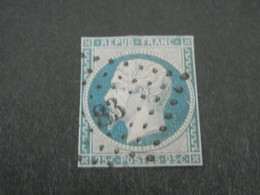 TPO0010-1 - YT 10 - 25c Bleu Oblitéré - 1852 Louis-Napoleon