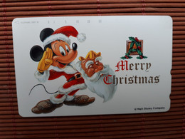 Christmas Phonecard Disney Used Rare - Christmas