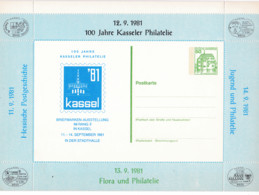 BRD, PP 104 D2/022b, BuSch 50,  Kassel 81 Für Ausstellungskatalog  ( 274x155 Mm). - Privatpostkarten - Ungebraucht