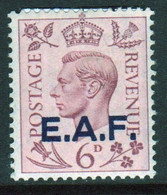 E.A.F. British Occupation Of Somalia Overprinted On 6d George VI GB Stamp.  East Africa Forces. - Levant Britannique