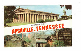 NASHVILLE, Tennessee, USA, Greetings From, Multi-View Described On Back, 1970 Chrome Postcard - Nashville