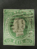 PORTUGAL - Y&T N°22 - 50r Vert - 1866/67 -  LOUIS 1er - Oblitéré - Altri & Non Classificati