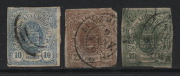 Luxembourg (74) 1859 3 William III Imperforates - Otros & Sin Clasificación