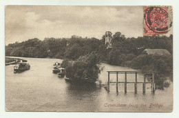 CAVERSHAM FROM THE BRIDGE 1908  VIAGGIATA  FP - Reading