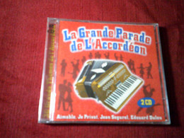 LA  GRANDE PARADE DE L'ACCORDEON  2 CD 36 TITRES   //// AIMABLE  / JO PRIVA / JEAN SEGUREL / EDOUARD DULEU +++ - Compilations