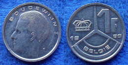 BELGIUM - 1 Franc 1989 Flemish KM#171 Baudouin I (1951-1993) - Edelweiss Coins - Unclassified