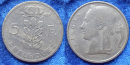 BELGIUM - 5 Francs 1963 French KM#134.1 Baudouin I (1951-1993) - Edelweiss Coins - Sin Clasificación