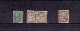 COCHINCHINE - TAXE N°19 OB CHOLON - POSTE N°6 OB SOCTRANG - TAXE N°19 OB SOCTRANG - 1900 - Used Stamps