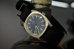 Watches :  PRONTO SPORTAL SR HANDWINDING VINTAGE BLUE DIAL - Original - Running - - Montres Haut De Gamme