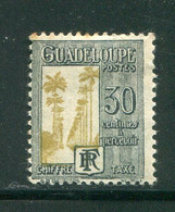 GUADELOUPE- Taxe Y&T N°32- Neuf Avec Charnière * - Timbres-taxe