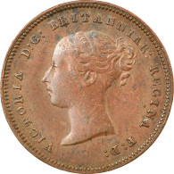 Monnaie, Grande-Bretagne, Victoria, 1/2 Farthing, 1843, Londres, TTB+, Cuivre - Andere & Zonder Classificatie