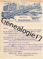 96 2785 ANGLETERRE ENGLAND MANCHESTER 1916 Manufacturers Metals RICHARD JOHNSON CLAPHAM MORRIS - Ver. Königreich