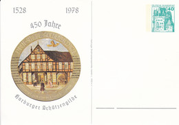 BRD, PP 100 C2/011b, BuSchl. 40,  450 Jahre Harburger Schützengilde - Cartoline Private - Nuovi