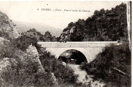 CPA SIGNES 83 Pont Et Ravin De Chibron - Signes