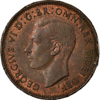 Monnaie, Grande-Bretagne, George VI, Farthing, 1951, TTB, Bronze, KM:867 - B. 1 Farthing