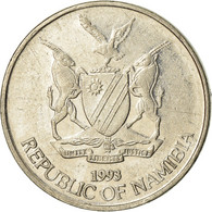 Monnaie, Namibia, 5 Cents, 1993, Vantaa, TTB, Nickel Plated Steel, KM:1 - Namibia