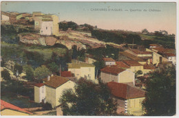 D84 - CABRIERES D'AIGUES - QUARTIER DU CHÂTEAU - Carte Colorisée - Cabrieres D'Aigues