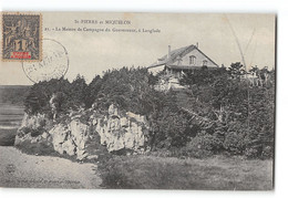 CPA Saint-Pierre Et Miquelon - La Maison De Campagne Du Gouverneur à Langlade - Saint-Pierre-et-Miquelon