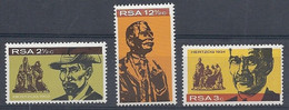 AFRICA DEL SUR 1968 - SUDAFRICA - MONUMENTO AL GENERAL HERTZOG - YVERT Nº 313-315** - Nuovi