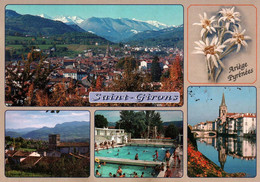 5113 Carte Postale   SAINT GIRONS  Vues Multiples      09 Ariège - Saint Girons