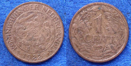 NETHERLANDS - 1 Cent 1922 KM#152 WiIhemina (1890-1948) Bronze - Edelweiss Coins - Sin Clasificación