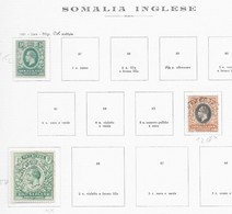 94799) SOMALIA INGLESE- LOTTO FRANCOBOLLI  DI GIORGIO V-USATI-MLH* - Somaliland (Protettorato ...-1959)