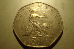 Grande-Bretagne - 50 New Pence Elizabeth II 1969 - 50 Pence