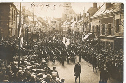 Haddington Twinned City With Aubigny Sur Nère Cher . Real Photo . Bagpipe . Franco Scottish Festival Circa 1910 - East Lothian
