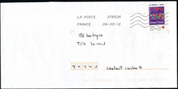 France - Timbre Adhésif YT A145 Seul Sur Lettre Oblitération TOSHIBA - Covers & Documents